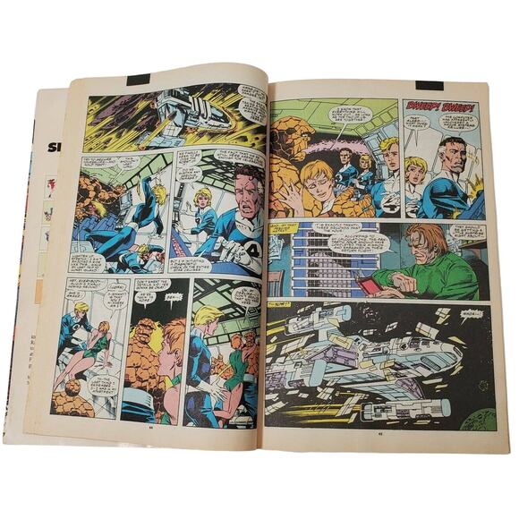 Fantastic Four Volume 1 #358 November 1991 Marvel Cut Out Front Cover - Picture 6 of 8